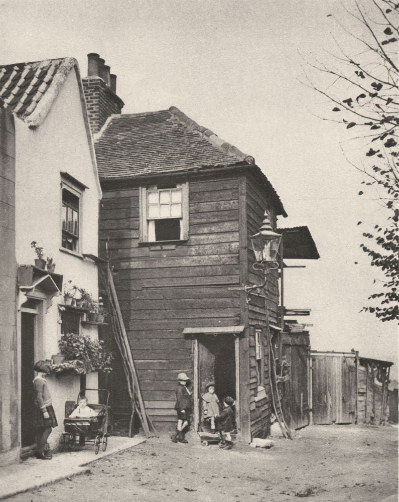 HIGHGATE. Old houses from whose doorways villagers watched coaches pass 1926